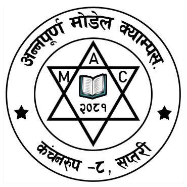Annapurna Model Campus, Kanchanrup, Saptari, Logo