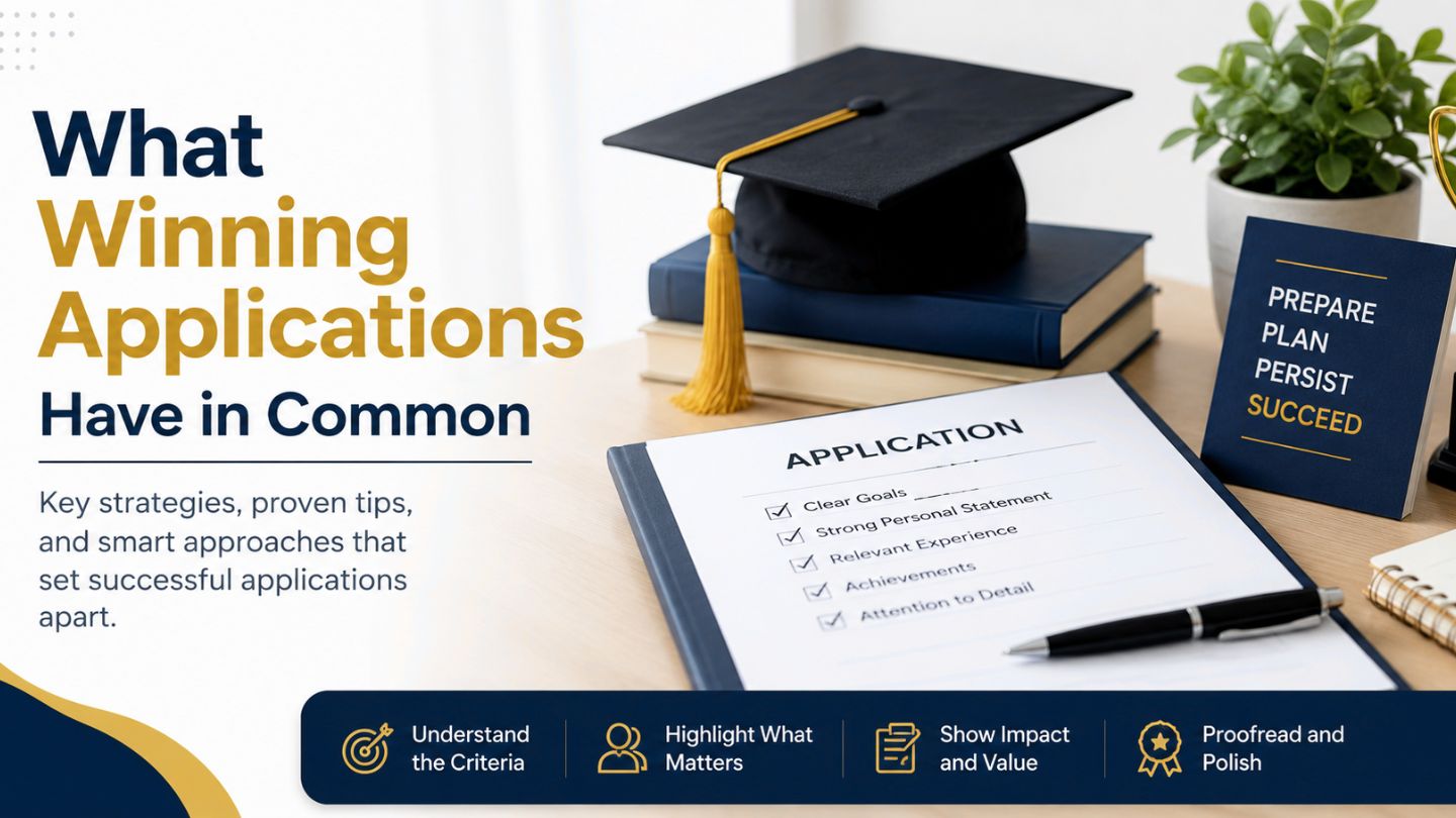 What Stronger Scholarship Applications Usually Get Right 