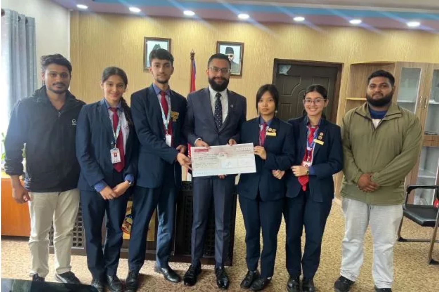KMC Bagbazar Donates Flood Relief 
