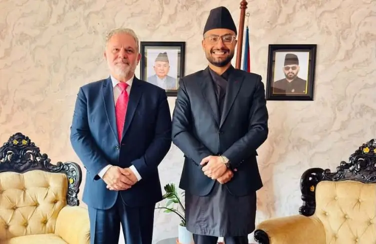 Education Minister Pokharel and Cyprus Ambassador Discuss 