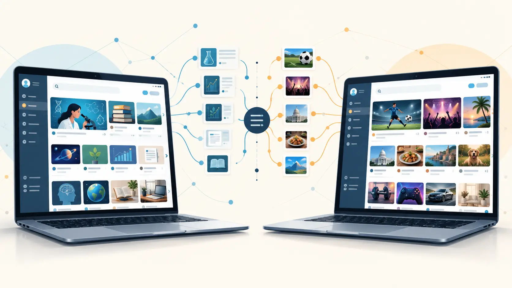 How algorithms personalize online feeds and search results 