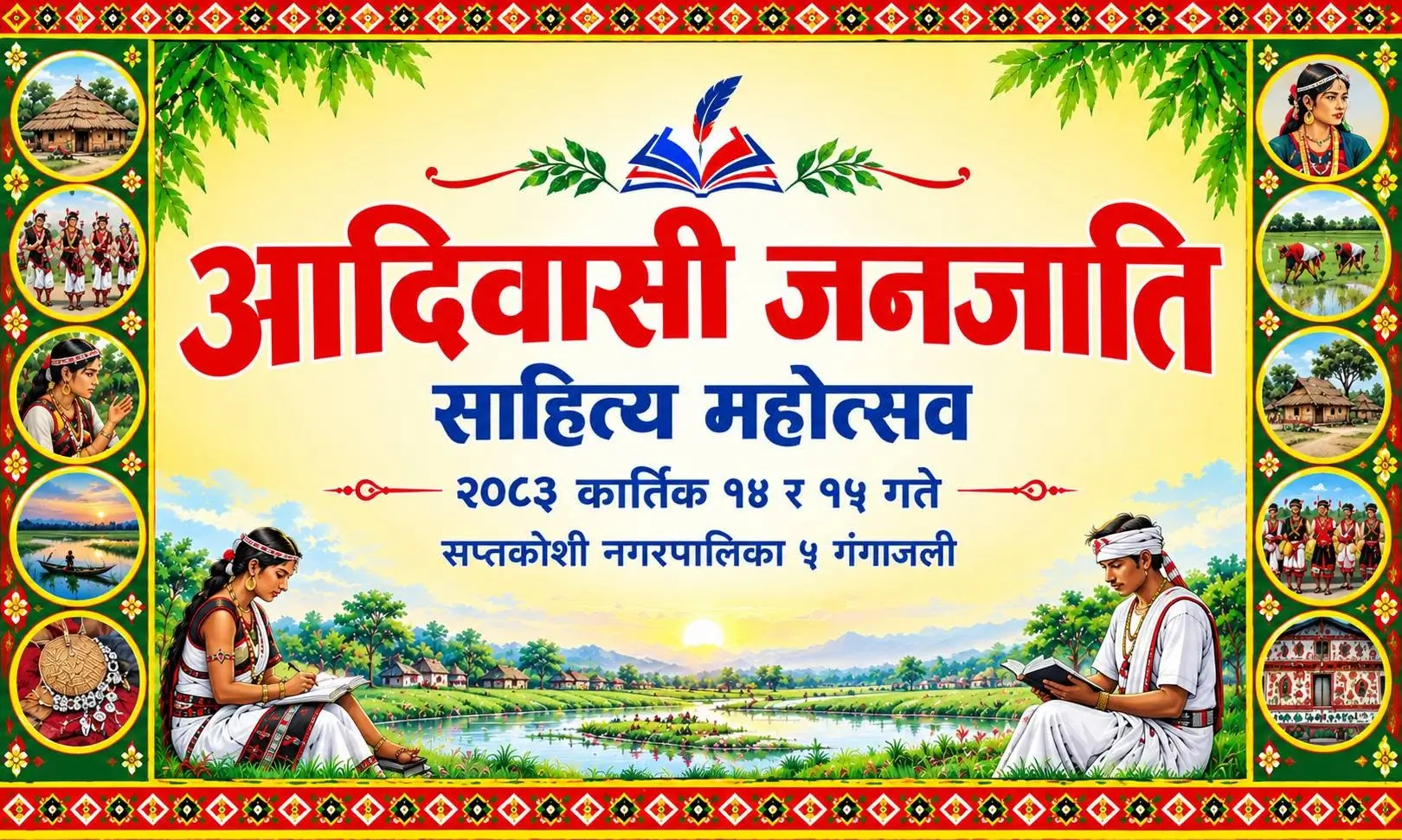 Indigenous Peoples Adivasi Janajati Literature Festival in Saptari 