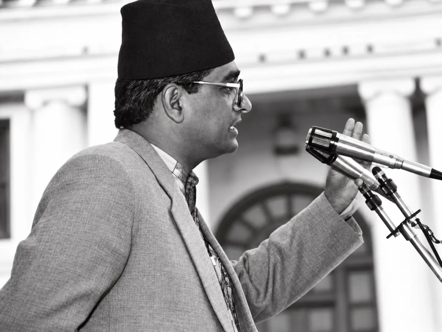 Madan Bhandari in Public Speech