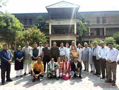 Nepal Sanskrit University Organizes Greetings Exchange Program 
