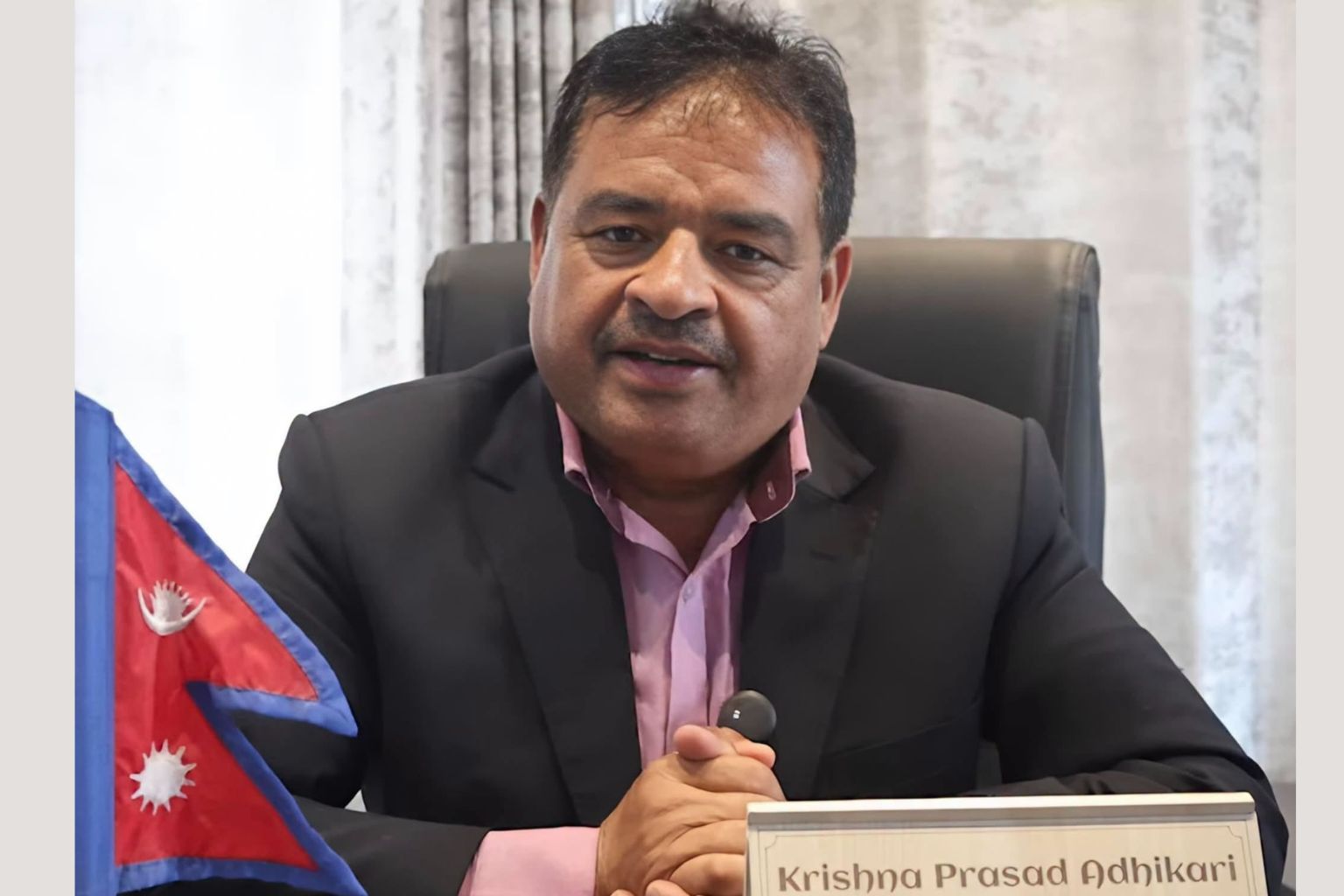 PABSON President Adhikari 