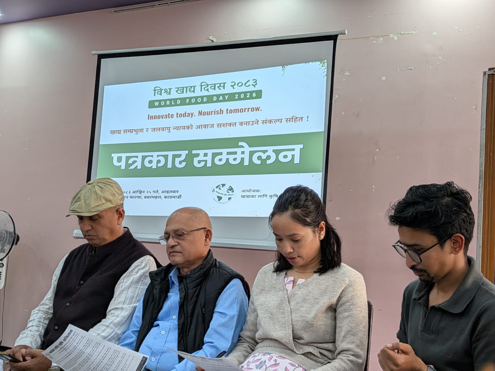 Press Conference for Weeklong programs marking the 46th World Food Day 